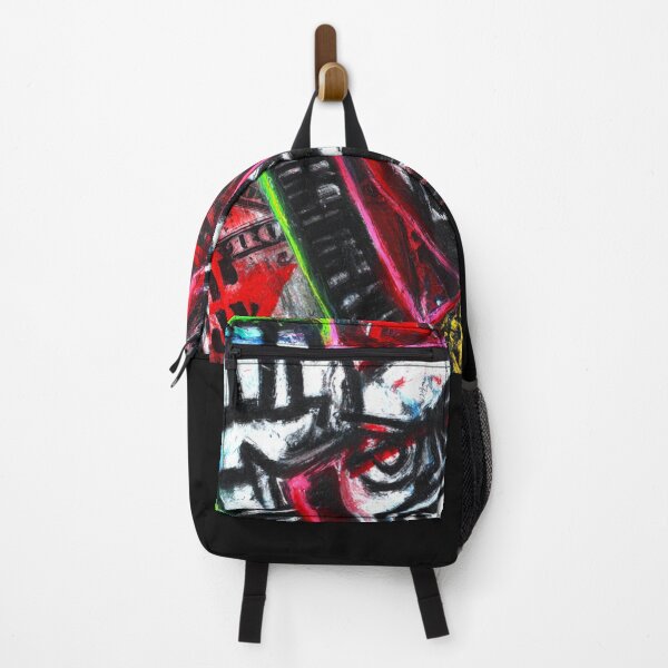 Item preview, GraffitX Chaos Oracle – Abstract Street Surreal Portrait Art designed and sold by Blackcanvas444.