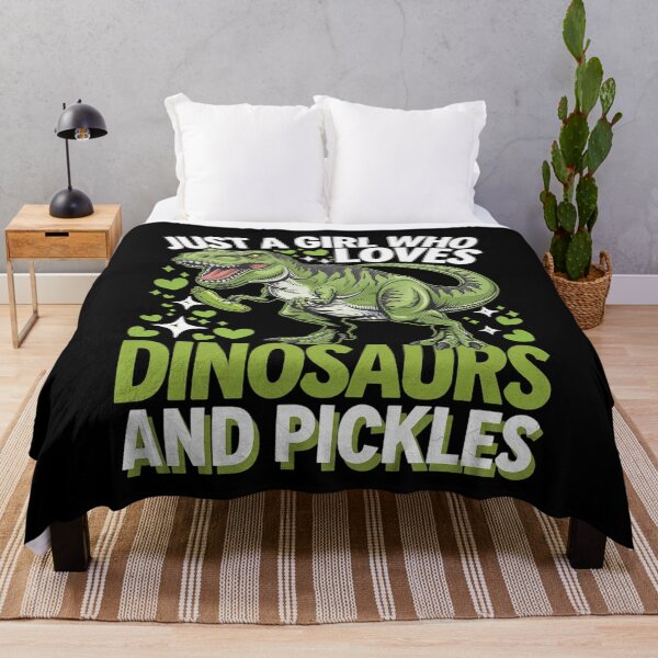 Item preview, Just A Girl Who Loves Dinosaurs And Pickles Dinosaur  designed and sold by AquaKiev.