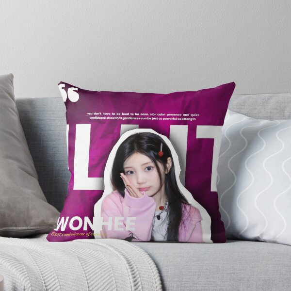 Item preview, K-Pop Idol Wonhee ILLIT Fan Art Poster with Pink Aesthetic. designed and sold by HilmanEzzad.