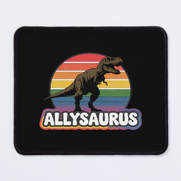 Item preview, Allysaurus - LGBT Supporter Dinosaur Gay Pride Flag designed and sold by MarryIsMonth.