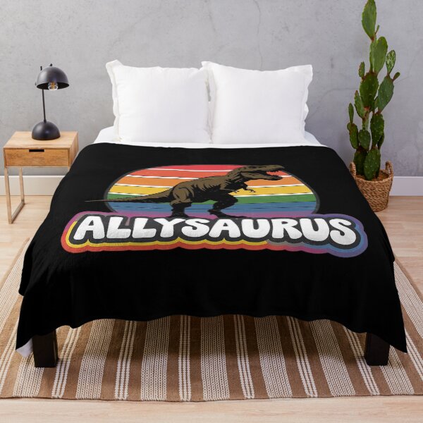 Item preview, Allysaurus - LGBT Supporter Dinosaur Gay Pride Flag  designed and sold by MarryIsMonth.