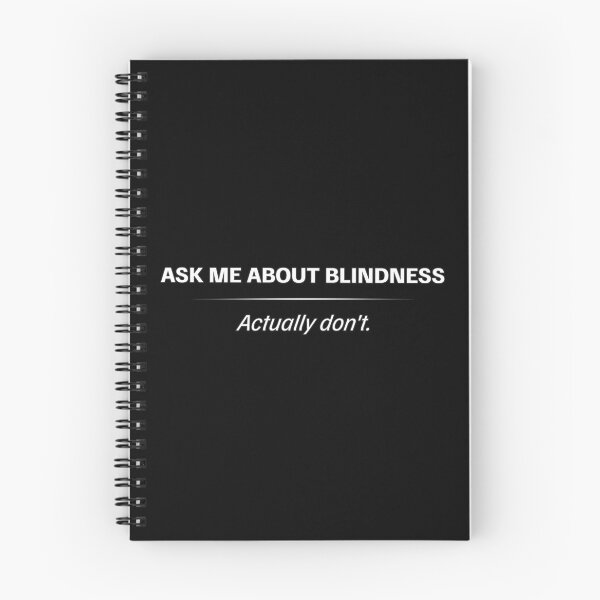 Item preview, Blindness Awareness – Ask Me About It (Actually Don’t) designed and sold by Eyepatch-Jacks.