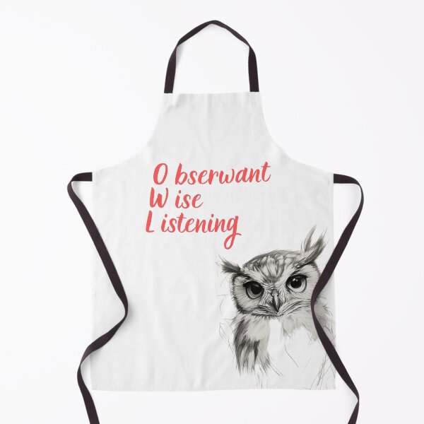 Item preview, Wise Owl Observant Listening Nature Animal Cartoon Tee designed and sold by UrbanPunch.