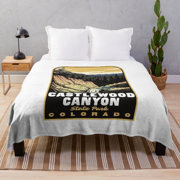 Item preview, Castlewood Canyon State Park Colorado Retro designed and sold by HalpinDesign.