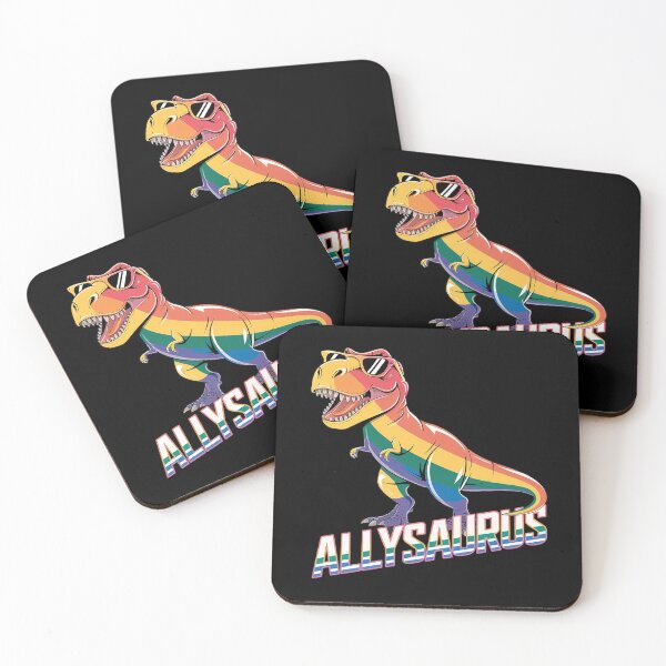Item preview, Allysaurus Dinosaur Ally Gay LGBT Pride Flag Rainbow LGBTQ  designed and sold by CombatTask.