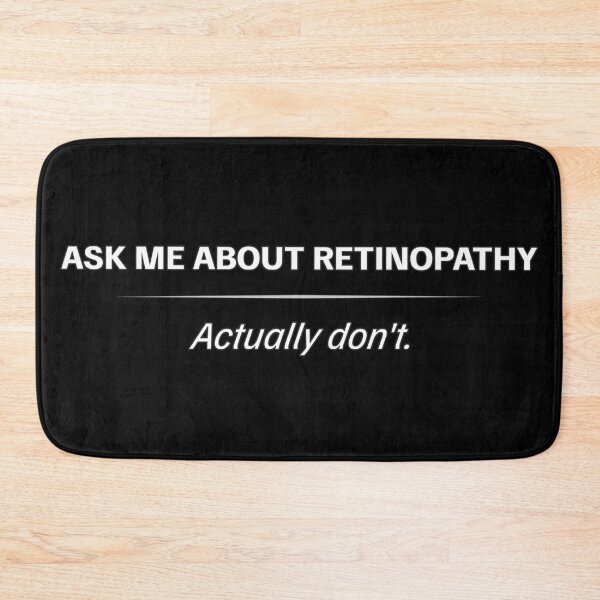 Item preview, Retinopathy Awareness – Ask Me About It (Actually Don’t) designed and sold by Eyepatch-Jacks.