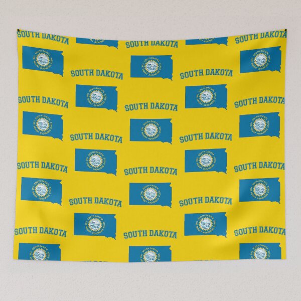 Item preview, South Dakota State Pride - Vintage Mount Rushmore State Map designed and sold by mashmosh.