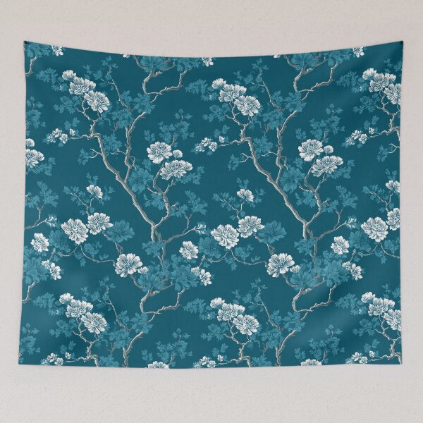 Item preview, Transformative Teal Botanical Bliss designed and sold by Ewa Miller.