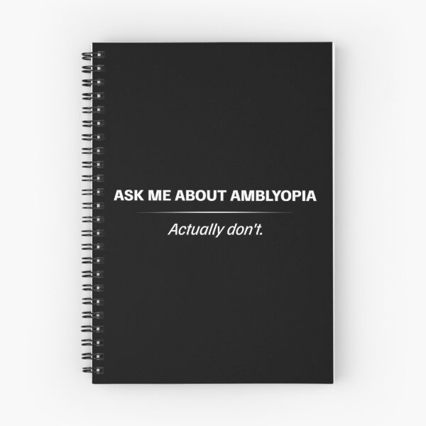Item preview, Amblyopia Awareness – Ask Me About It (Actually Don’t) designed and sold by Eyepatch-Jacks.
