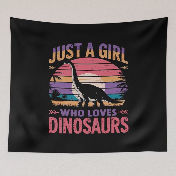Item preview, Just A Girl Who Loves Dinosaurs Cute Dino Women Dinosaur  designed and sold by AquaKiev.