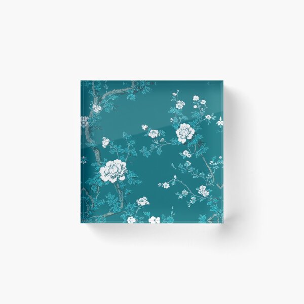 Item preview, Transformative Teal Botanical Bliss designed and sold by Ewa Miller.