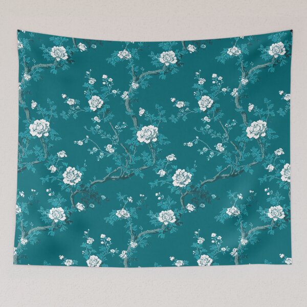 Item preview, Transformative Teal Botanical Bliss designed and sold by Ewa Miller.