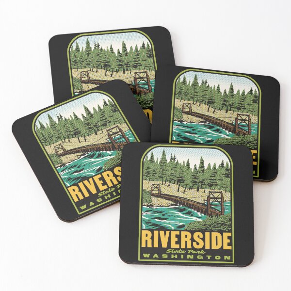 Item preview, Riverside State Park Washington Retro designed and sold by HalpinDesign.