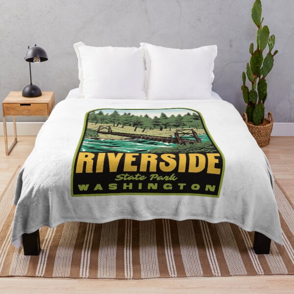 Item preview, Riverside State Park Washington Retro designed and sold by HalpinDesign.