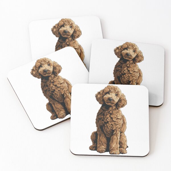 Item preview, Red Poodle Dog Illustration designed and sold by whyitsme.