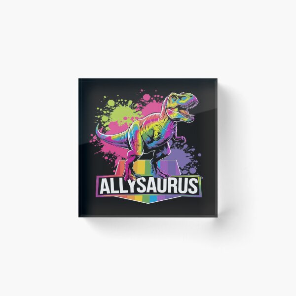Item preview, Allysaurus Dinosaur Dino Rainbow Equality LGBT Novelty  designed and sold by CombatTask.