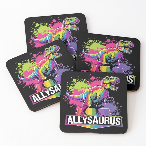 Item preview, Allysaurus Dinosaur Dino Rainbow Equality LGBT Novelty  designed and sold by CombatTask.