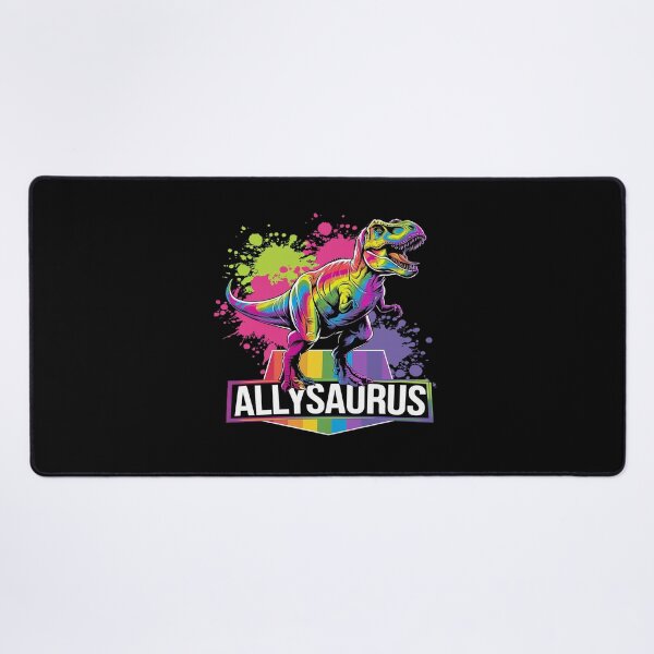 Item preview, Allysaurus Dinosaur Dino Rainbow Equality LGBT Novelty designed and sold by CombatTask.