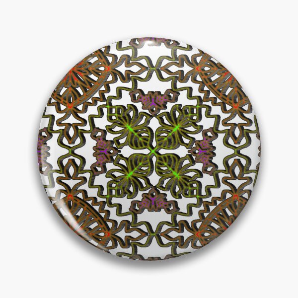 Item preview, Neon Floral Diamond Grid Design designed and sold by nighttime1990.