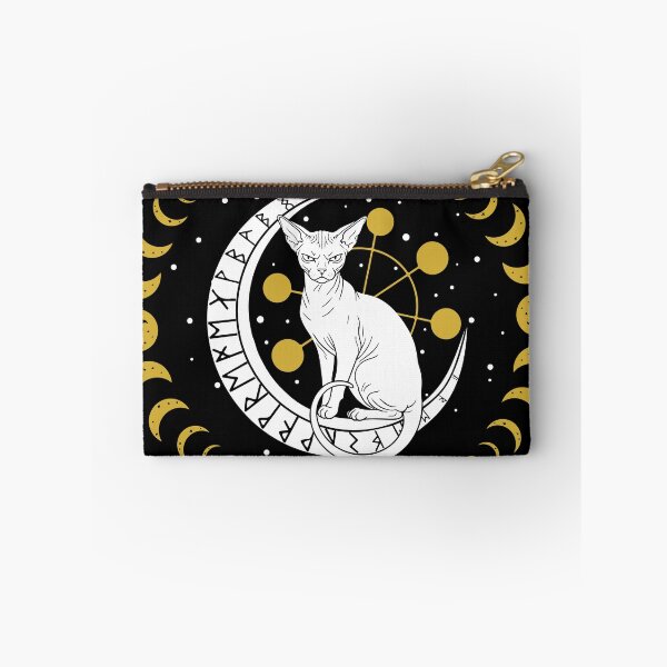 Item preview, Celestial Witchy Cats - Minimalist Moon Magic Mystical Art designed and sold by kaszczyszko.
