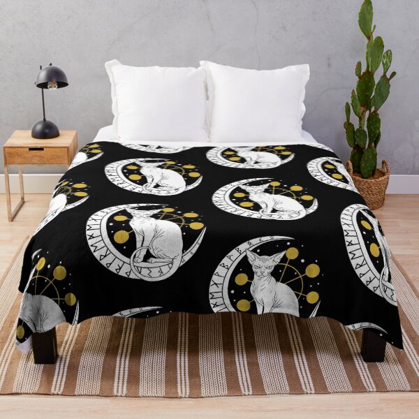 Item preview, Celestial Witchy Cats - Minimalist Moon Magic Mystical Art designed and sold by kaszczyszko.