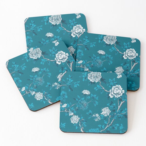 Item preview, Transformative Teal Botanical Bliss designed and sold by Ewa Miller.