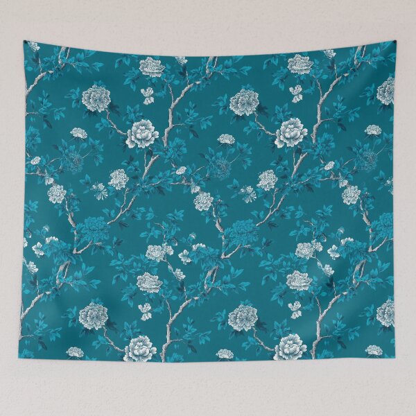 Item preview, Transformative Teal Botanical Bliss designed and sold by Ewa Miller.
