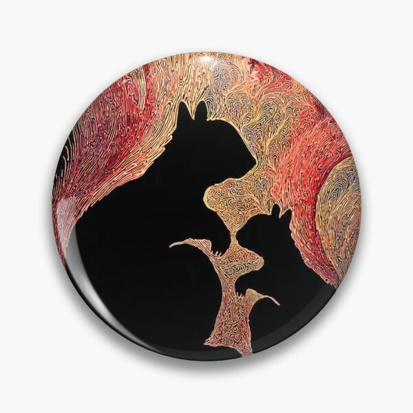 Item preview, Chidimoo Spirit: Anishinaabe-Inspired Squirrel Art   designed and sold by totemystic_spiral_house.