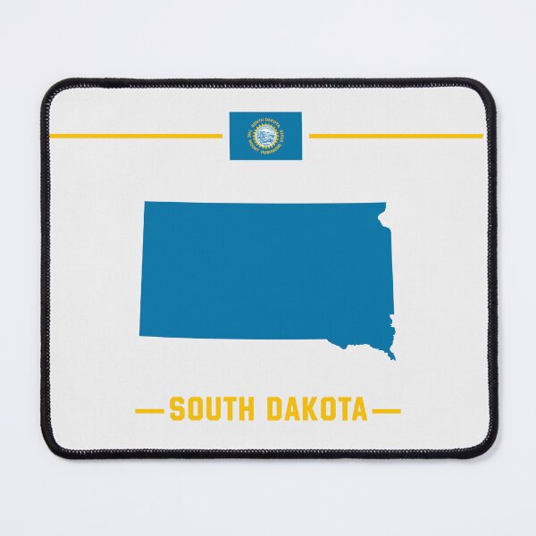 Item preview, South Dakota State Pride - Classic Blue Silhouette Design designed and sold by mashmosh.