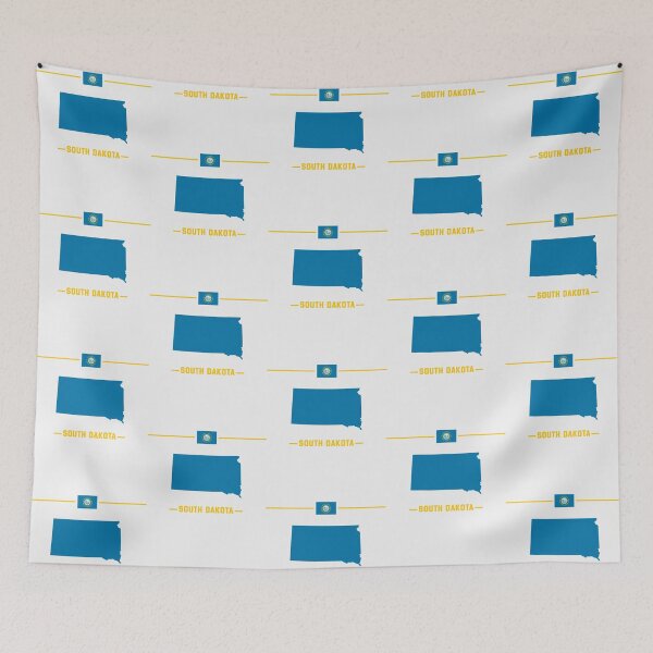 Item preview, South Dakota State Pride - Classic Blue Silhouette Design designed and sold by mashmosh.