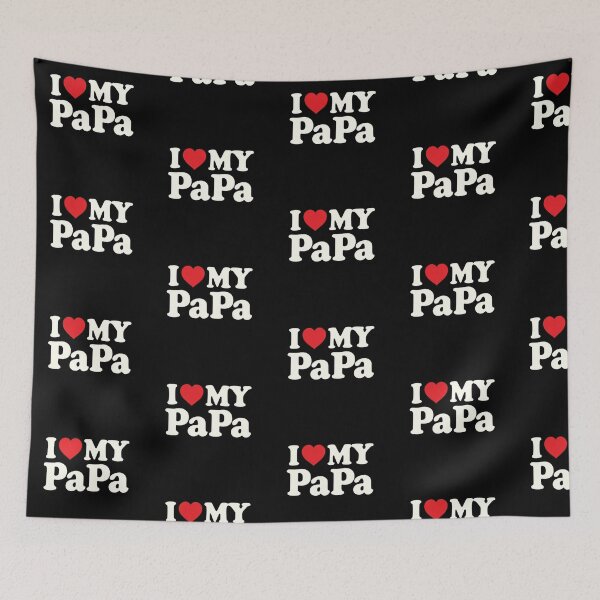 Item preview, I Love My Papa Grandad Valentine designed and sold by GrumpySableye.