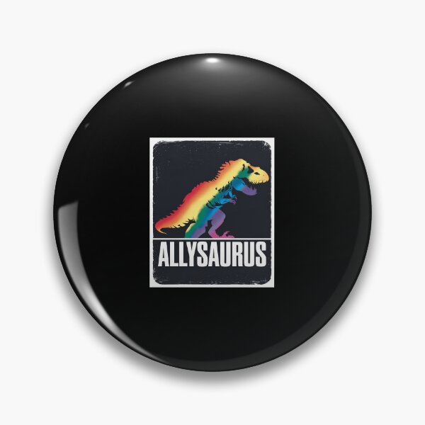 Item preview, Allysaurus Dinosaur In Rainbow Flag For Ally LGBT Pride 1 designed and sold by CombatTask.