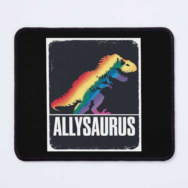 Item preview, Allysaurus Dinosaur In Rainbow Flag For Ally LGBT Pride 1 designed and sold by CombatTask.