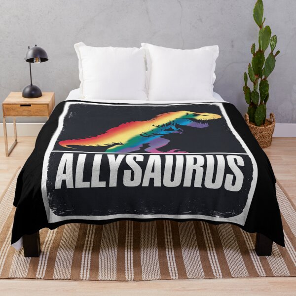 Item preview, Allysaurus Dinosaur In Rainbow Flag For Ally LGBT Pride 1 designed and sold by CombatTask.