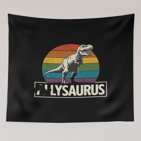 Item preview, Allysaurus Dinosaur T Rex Rainbow Flag Ally LGBT Pride 1  designed and sold by MarryIsMonth.