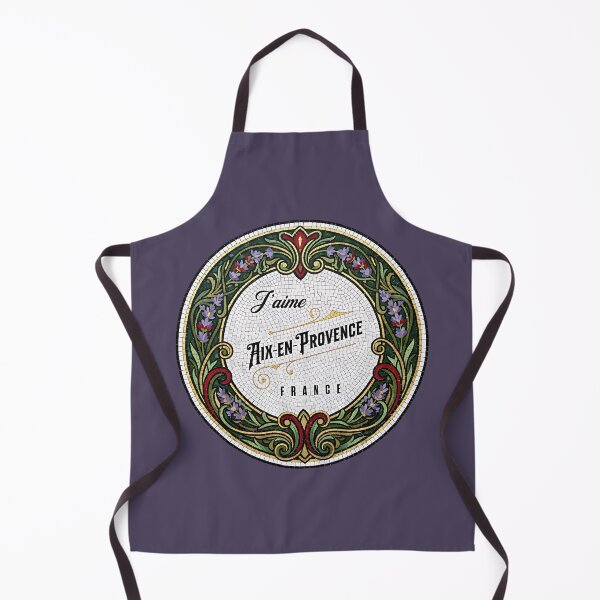 Item preview, J’aime Aix-en-Provence – Provençal Mosaic City Art designed and sold by FrancophileFun.