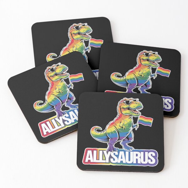 Item preview, Allysaurus LGBT Dinosaur Rainbow Pride Flag Gay Pride Month  designed and sold by CombatTask.