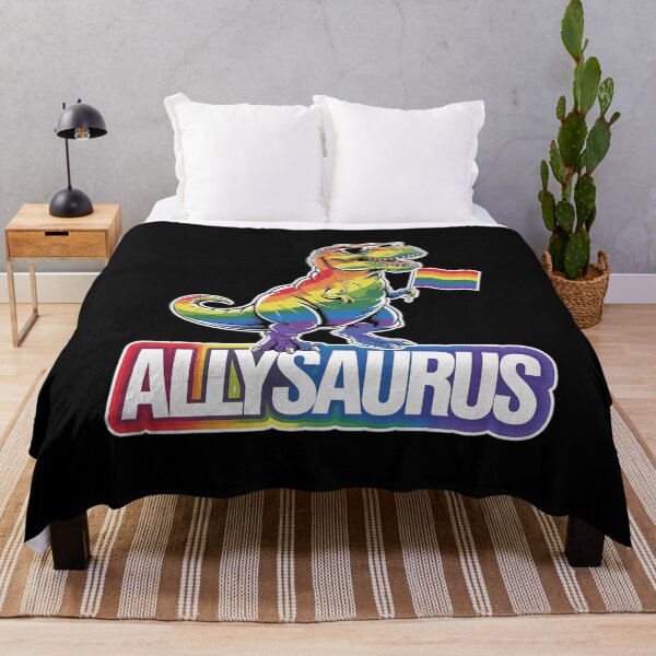 Item preview, Allysaurus LGBT Dinosaur Rainbow Pride Flag Gay Pride Month  designed and sold by CombatTask.