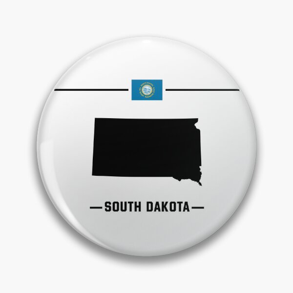 Item preview, South Dakota State Map Silhouette - Classic Pride Design designed and sold by mashmosh.