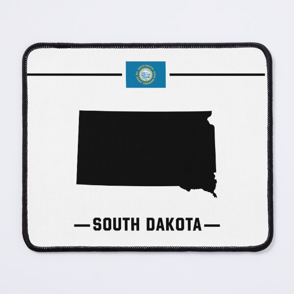 Item preview, South Dakota State Map Silhouette - Classic Pride Design designed and sold by mashmosh.