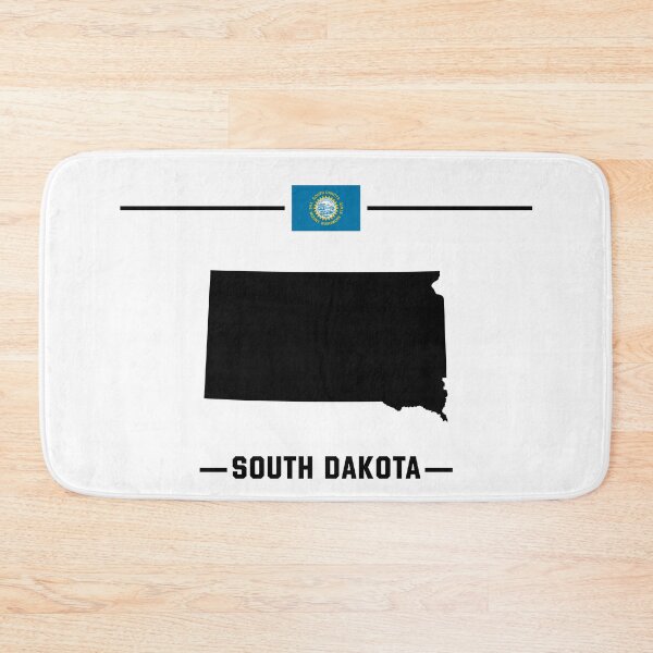 Item preview, South Dakota State Map Silhouette - Classic Pride Design designed and sold by mashmosh.