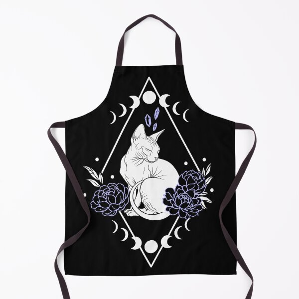 Item preview, Celestial Sphynx Moon Phases Crystals Peonies Geometric Diamond designed and sold by kaszczyszko.