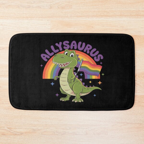 Item preview, Allysaurus LGBT Dinosaur Rainbow Flag Ally LGBT Pride  designed and sold by MarryIsMonth.