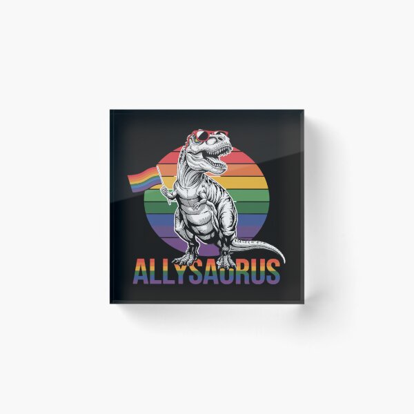 Item preview, Allysaurus LGBT Dinosaur Rainbow Flag Ally LGBT Pride 1  designed and sold by CombatTask.