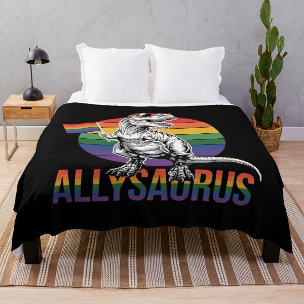 Item preview, Allysaurus LGBT Dinosaur Rainbow Flag Ally LGBT Pride 1  designed and sold by CombatTask.