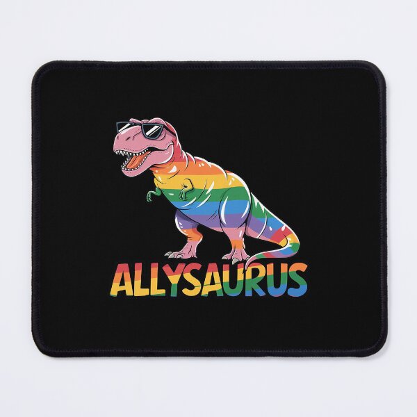 Item preview, Allysaurus Rainbow Flag Dinosaur LGBT Pride 1 designed and sold by MarryIsMonth.