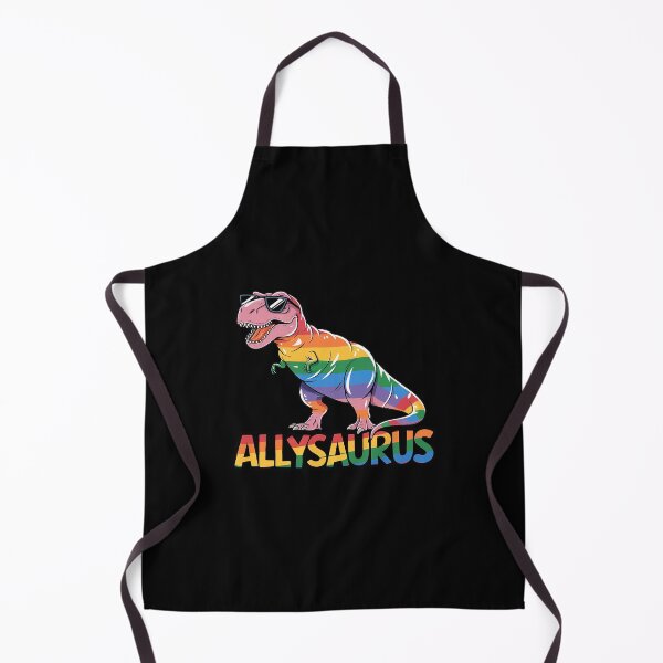 Item preview, Allysaurus Rainbow Flag Dinosaur LGBT Pride 1 designed and sold by MarryIsMonth.