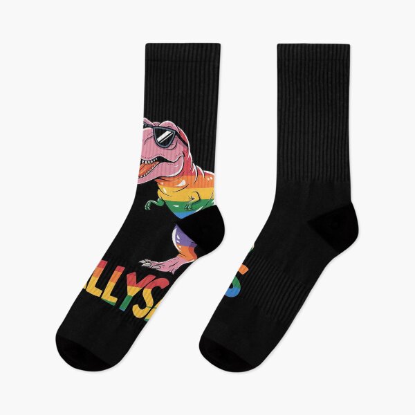 Item preview, Allysaurus Rainbow Flag Dinosaur LGBT Pride 1 designed and sold by MarryIsMonth.