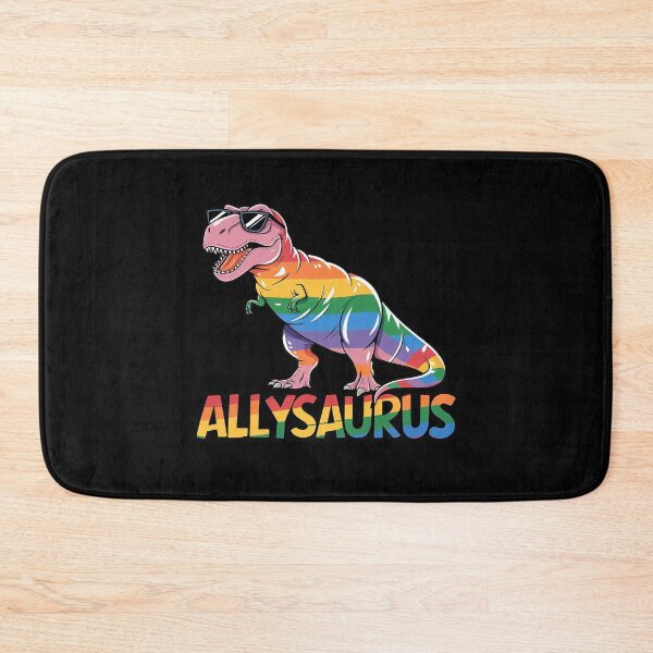 Item preview, Allysaurus Rainbow Flag Dinosaur LGBT Pride 1 designed and sold by MarryIsMonth.