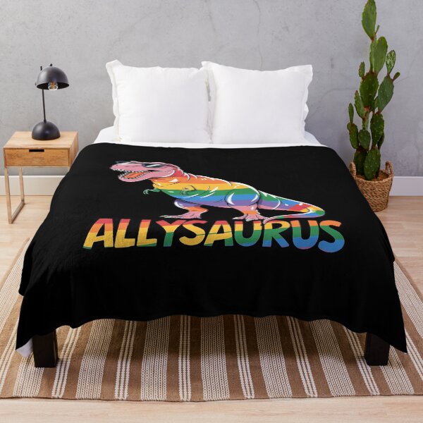 Item preview, Allysaurus Rainbow Flag Dinosaur LGBT Pride 1 designed and sold by MarryIsMonth.